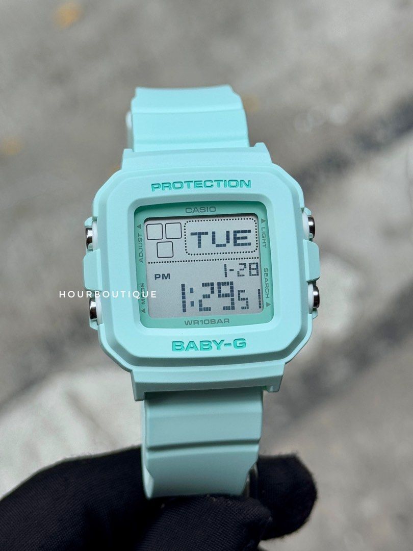 Brand New Casio BabyG Pastel Green Digital Kids Watch BGD-10-3DR