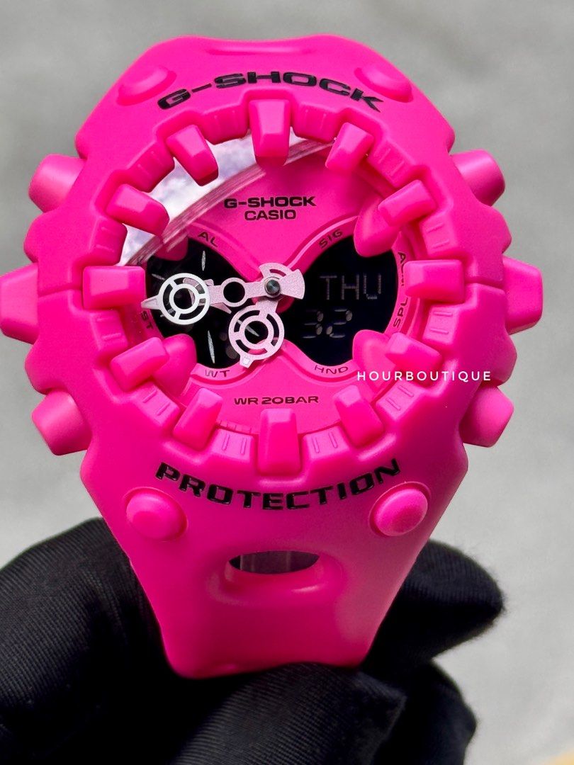 Brand New Casio G-Shock Candy Pink Watch GA-V01-4A – HOUR BOUTIQUE