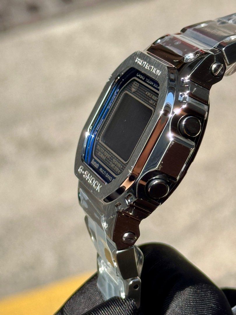 Brand New Casio Gshock Full Metal Square Tough Solar Watch GMW-B5000D-2