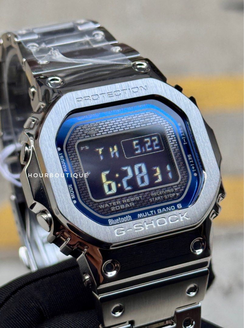 Brand New Casio Gshock Full Metal Square Tough Solar Watch GMW