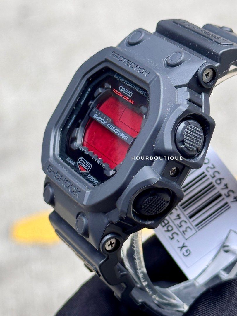 Brand New Casio Gshock King Red Digital Display Watch GX-56BBR-1DR