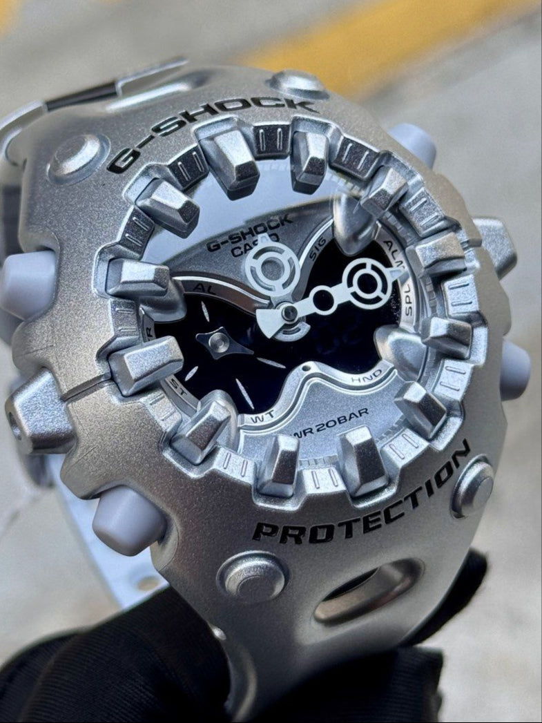 Brand New Casio Gshock Metallic Chrome Ana Digital Watch GA-V01-8A
