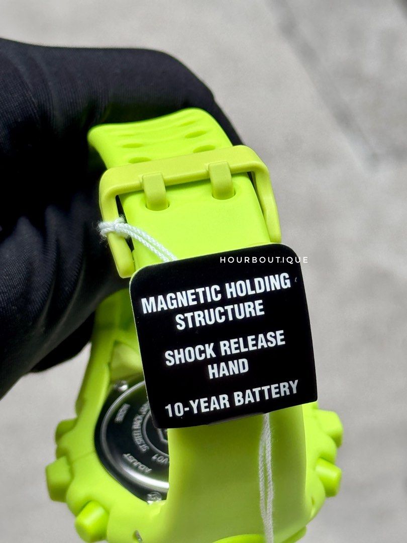 Brand New Casio Gshock Neon Green Digital Watch GA-V01-9DR