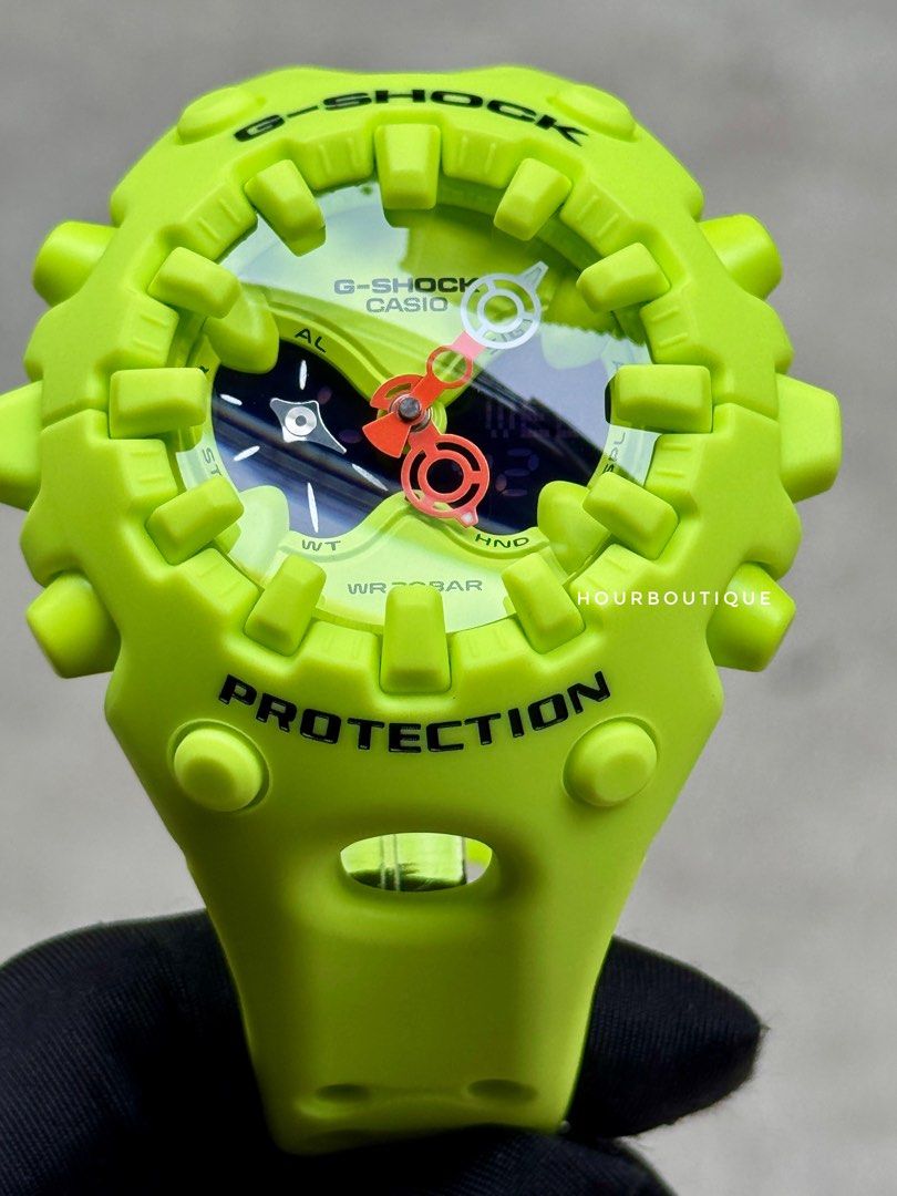 Brand New Casio Gshock Neon Green Digital Watch GA-V01-9DR