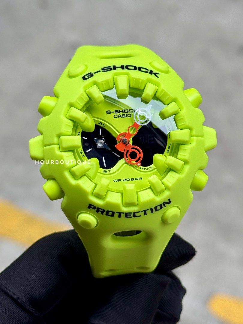 Brand New Casio Gshock Neon Green Digital Watch GA-V01-9DR