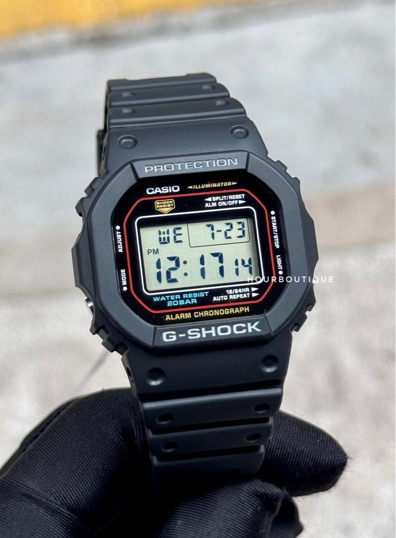 Brand New Casio Gshock Origins Digital Square Watch DW-5600RL-1DR
