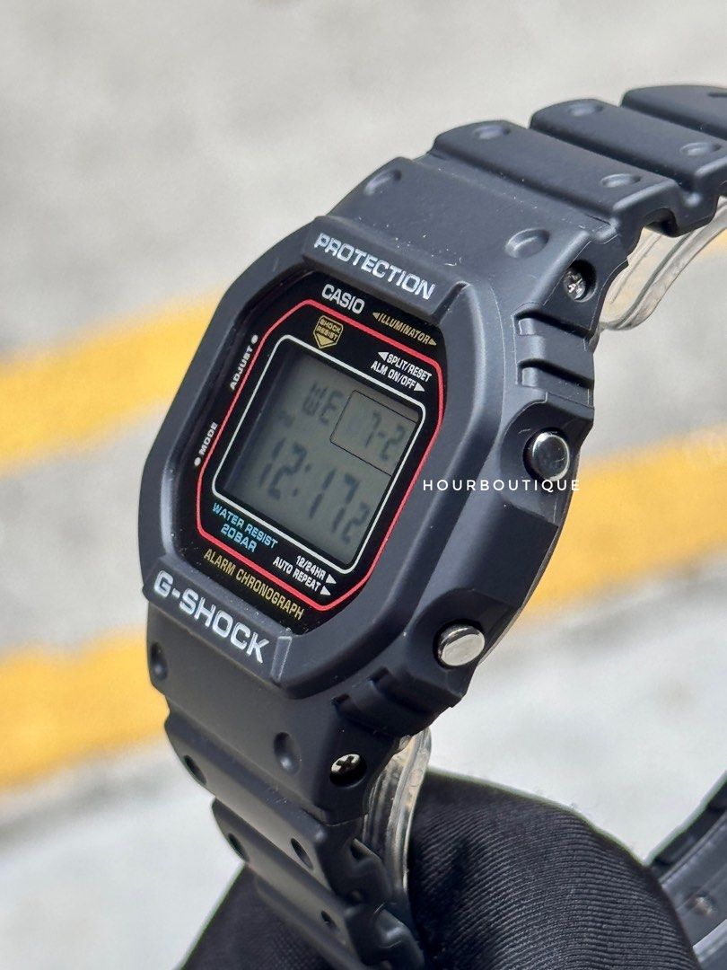 Brand New Casio Gshock Origins Digital Square Watch DW-5600RL-1DR