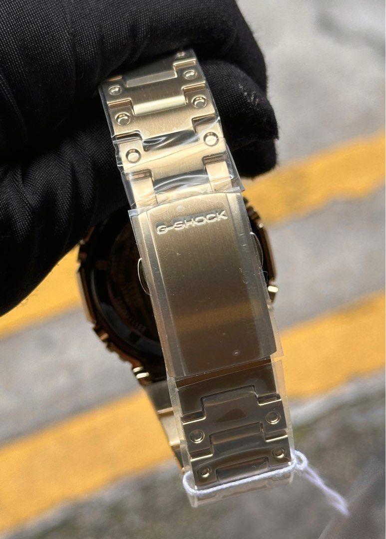 Brand New Casio GShock PVD Gold Full Metal Series Tough Solar Ana Digi Watch GM-B2100GD-9
