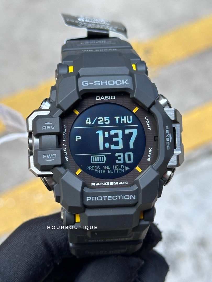 Brand New Casio Gshock RANGEMAN Ourdoor Tough Solar FieldWatch GPR-H1000-1A