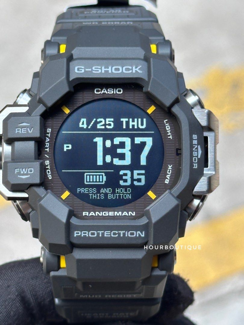 Brand New Casio Gshock RANGEMAN Ourdoor Tough Solar FieldWatch GPR-H1000-1A