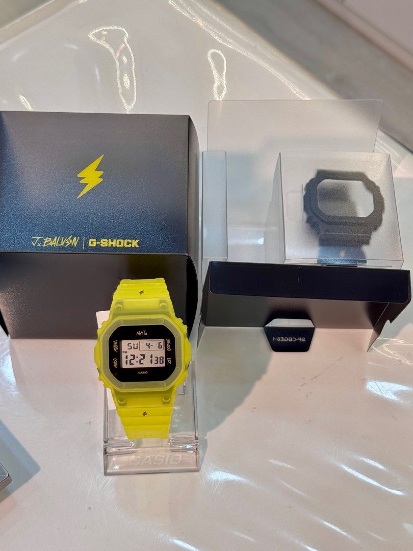 Brand New Casio GShock X J Balvin Collab Digital Watch DWE-5600JB-9