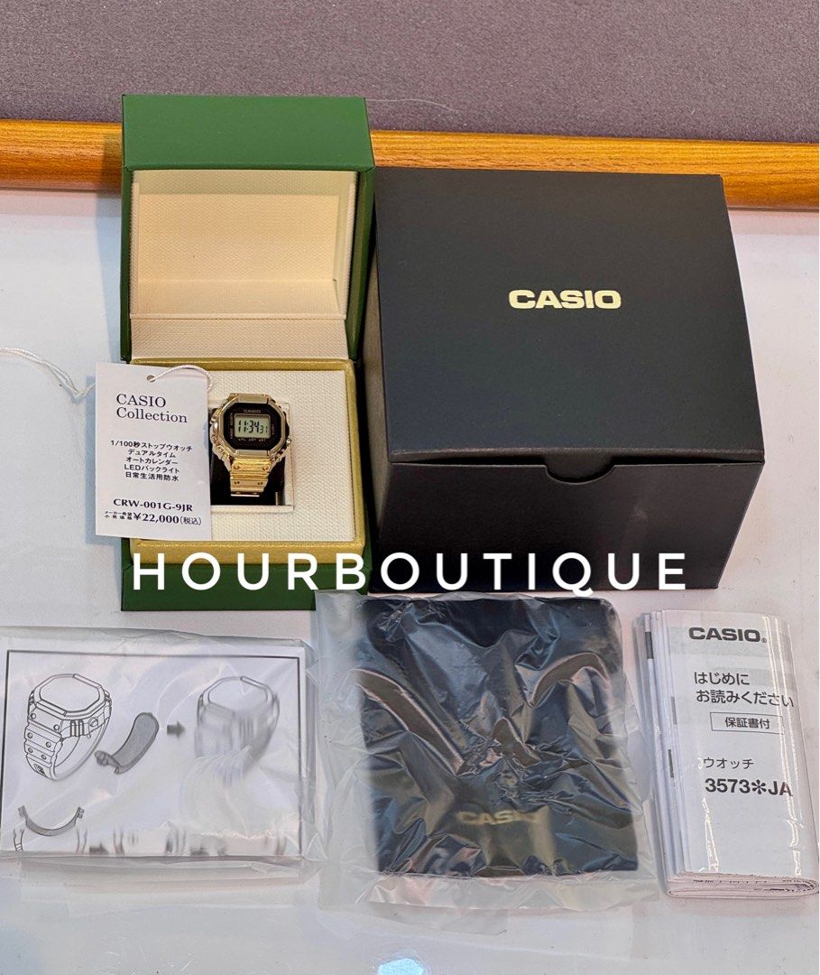 Brand New Casio Latest Gold Ring CRW-001G-9