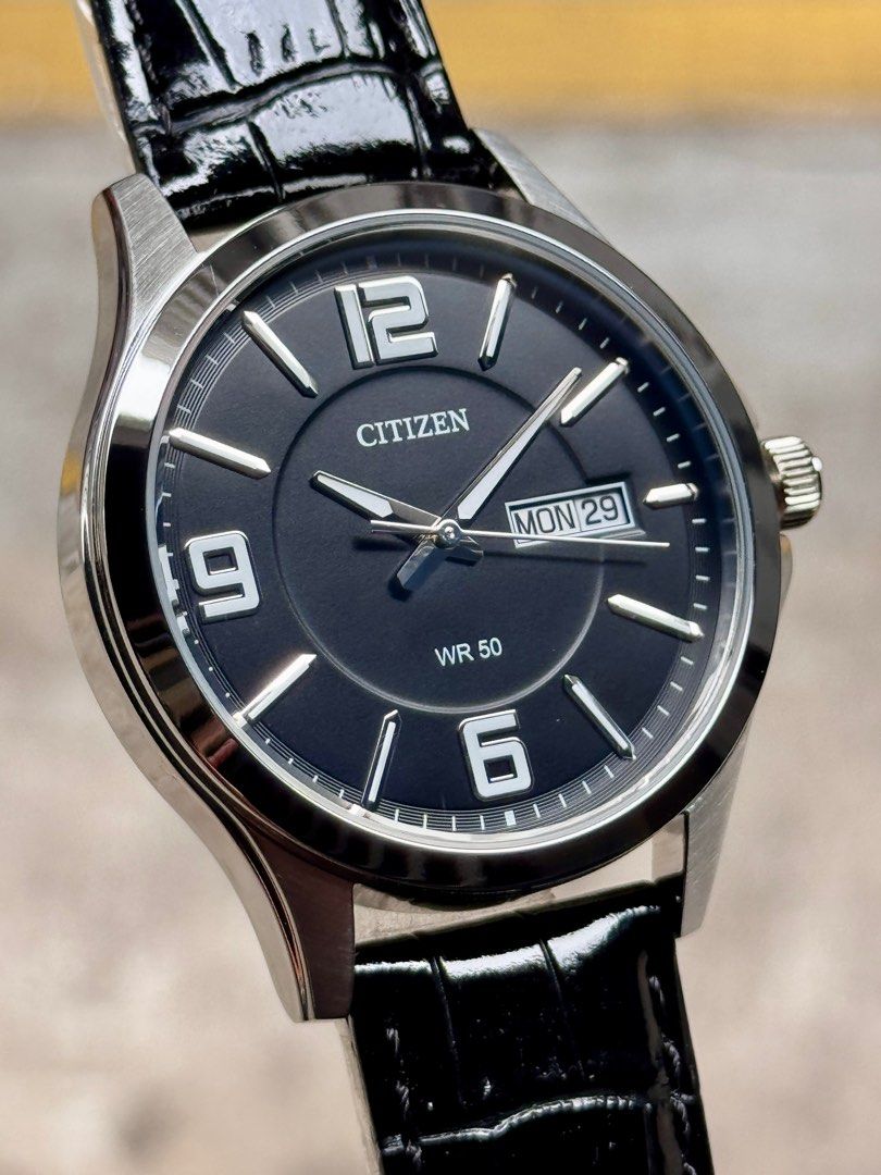 Brand New Citizen Black Dial Quartz Watch BF2001-04E