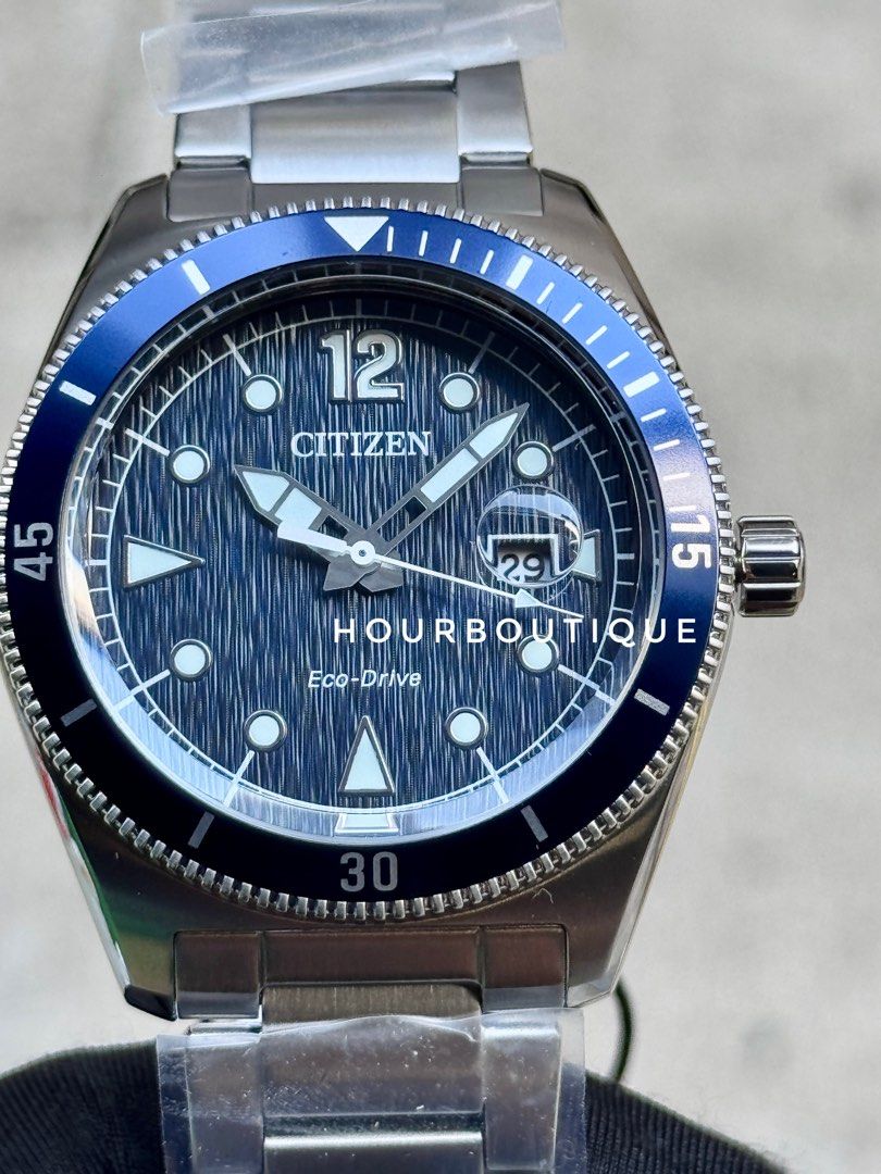 Brand New Citizen Eco-Drive Blue Dial Watch AW1881-52L – HOUR