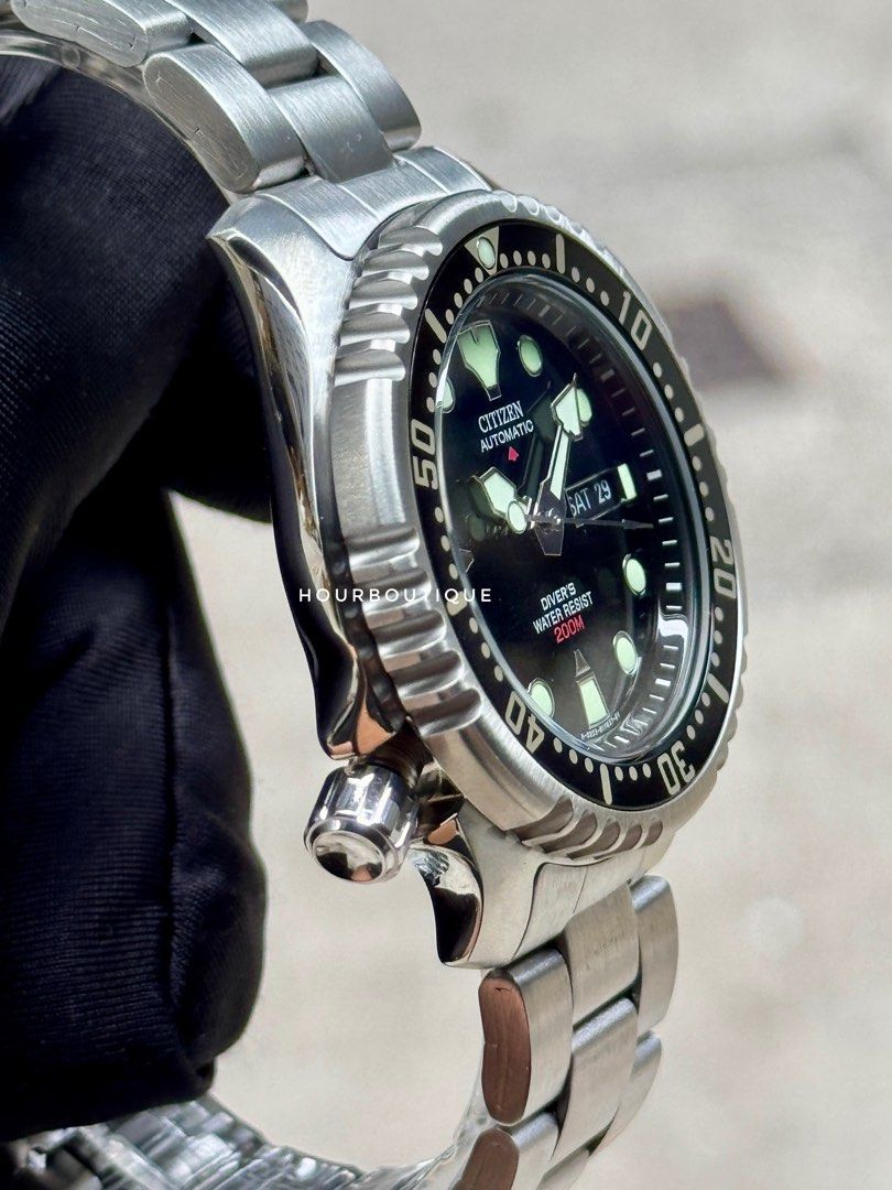Brand New Citizen ProMaster Black Dial Automatic Divers Watch NY0040-50E