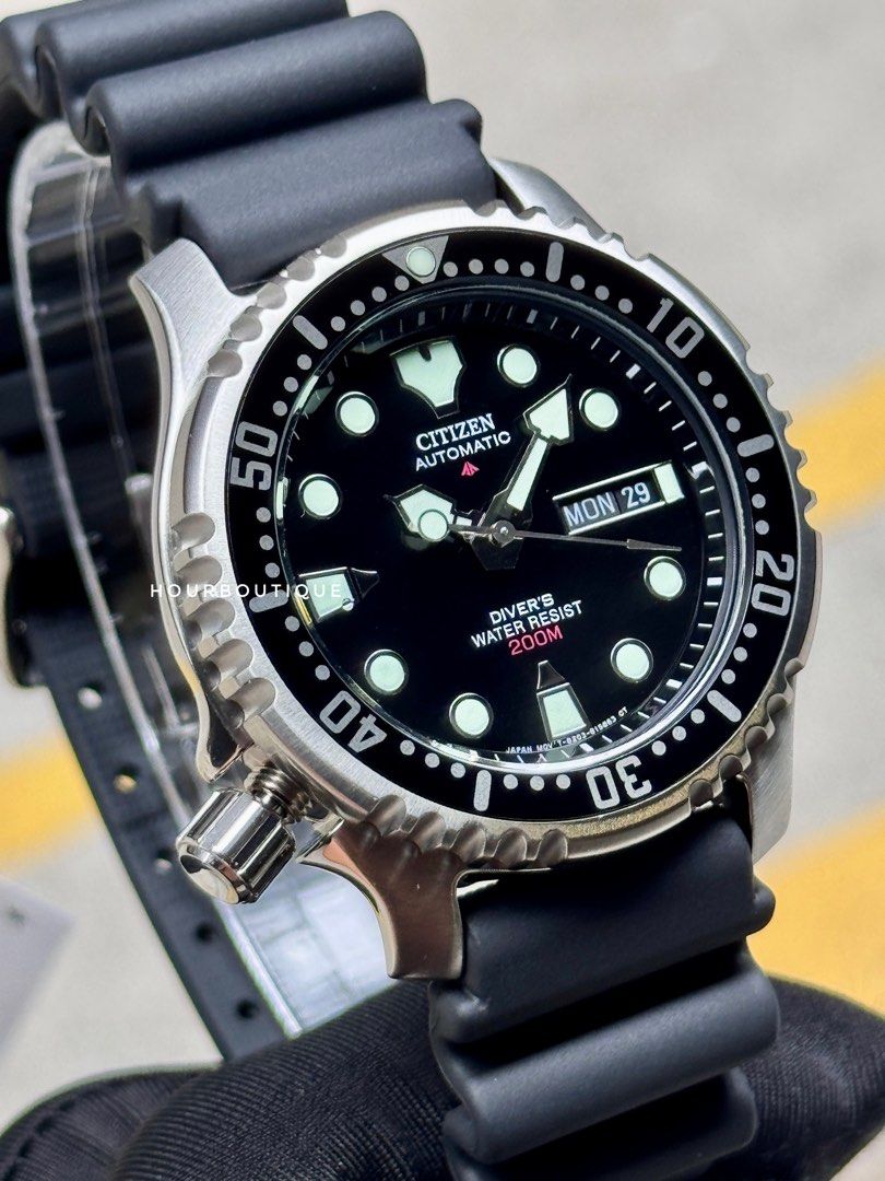 Brand New Citizen ProMaster Black Dial Automatic Divers Watch NY0040-09E