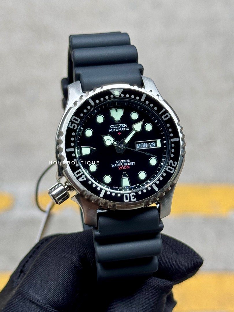 Brand New Citizen ProMaster Black Dial Automatic Divers Watch NY0040-09E