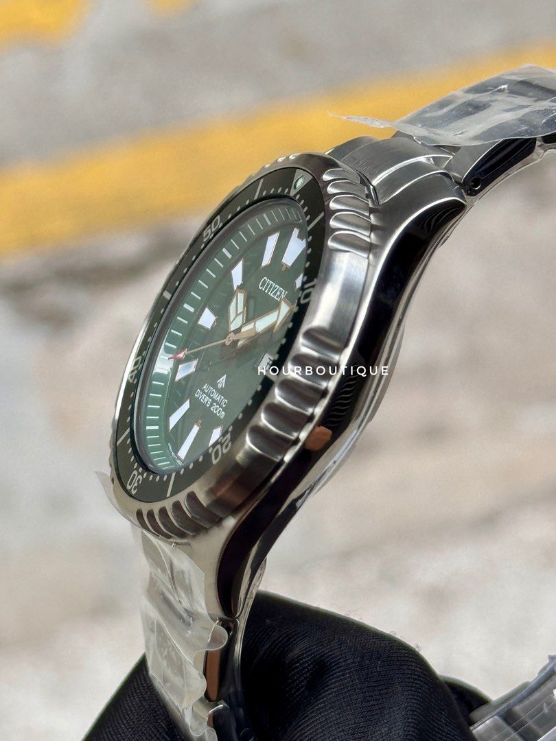 Brand New Citizen ProMaster Fugu Green Dial Automatic Divers Watch NY0099-81X