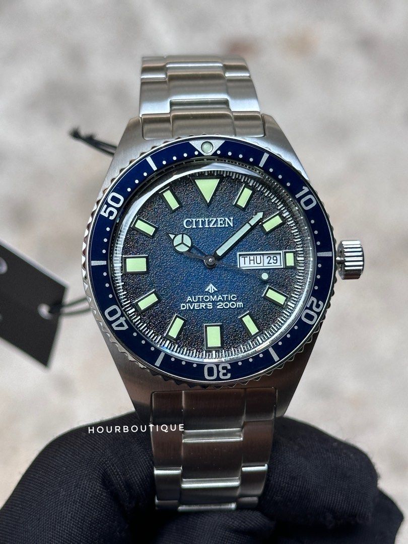 Brand New Citizen ProMaster Marine Blue on Bracelet Automatic Divers NY0129-58L