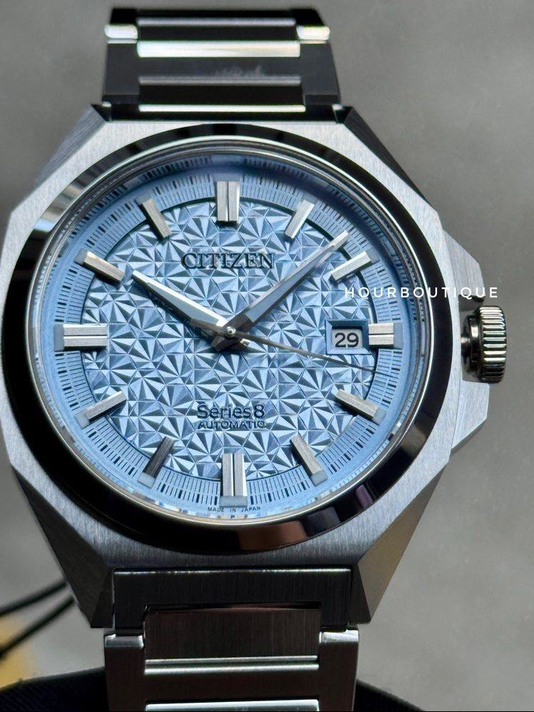 Brand New Citizen Series 8 Ice Blue Limited Edition Automatic Watch NB6051-59L