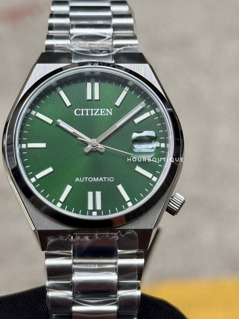Brand New Citizen Tsuyosa 37mm Green Dial Automatic Watch NJ0200-05X