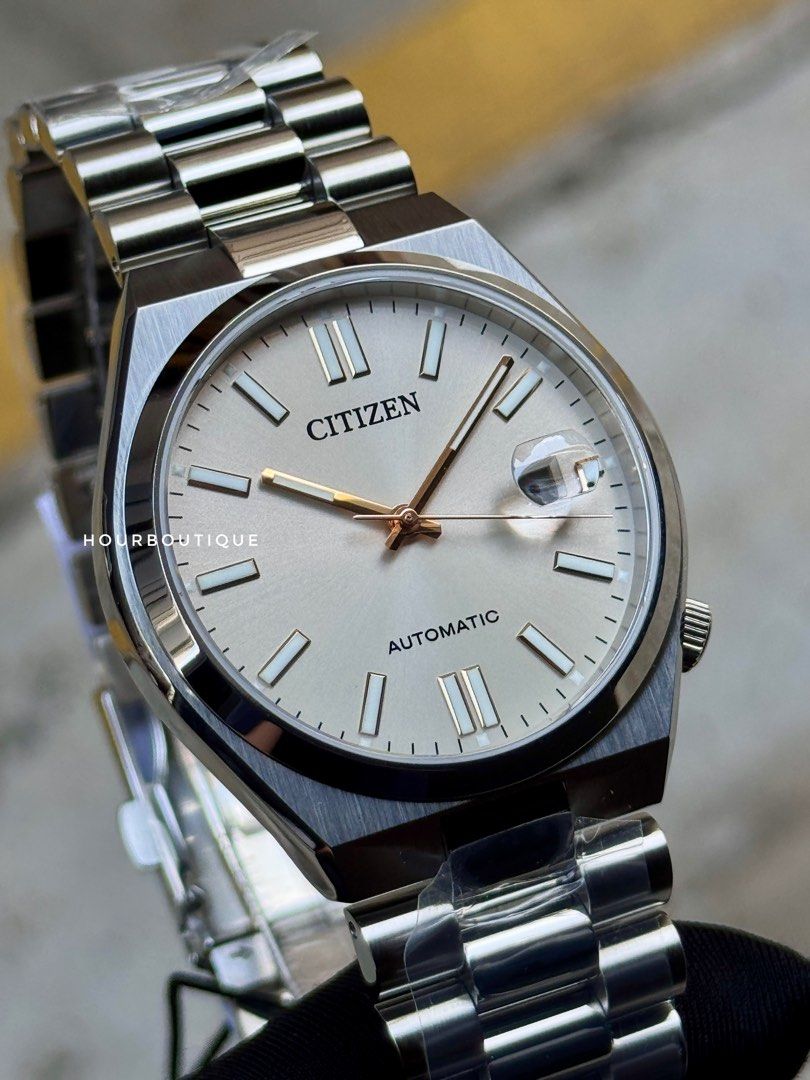 Brand New Citizen Tsuyosa Off White Dial Automatic 40mm Watch NJ0151-88W