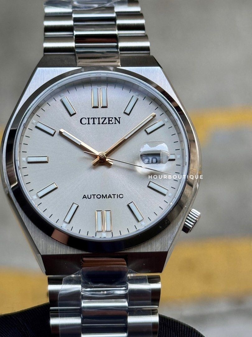 Brand New Citizen Tsuyosa Off White Dial Automatic 40mm Watch NJ0151-88W