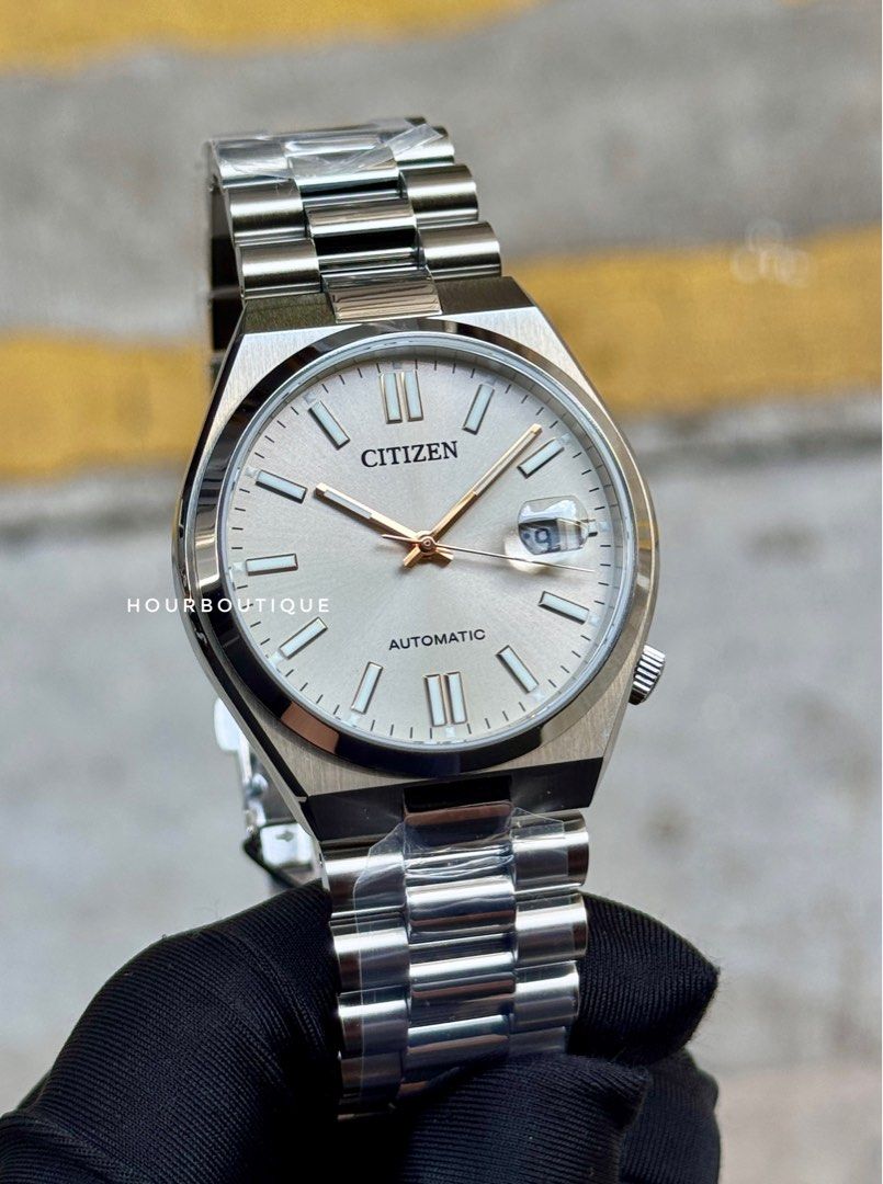 Brand New Citizen Tsuyosa Off White Dial Automatic 40mm Watch NJ0151-88W