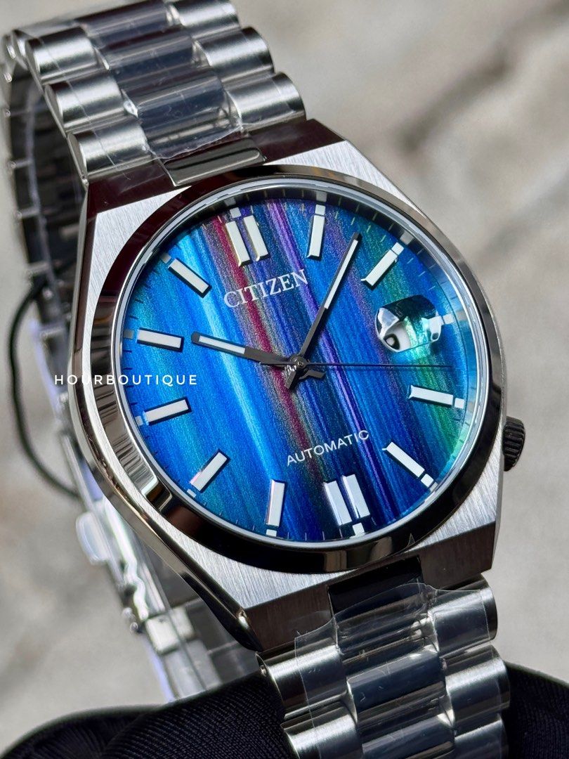 Brand New Citizen Tsuyosa Rainbow BiFrost Dial Automatic Watch NJ0151-53W