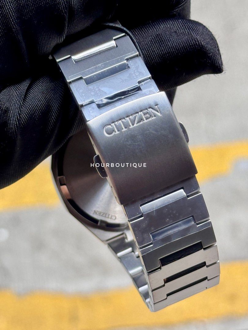 Brand New Citizen ZenShin Blue Frosted Dial, Eco-Drive Super Titanium Watch AW0130-85L