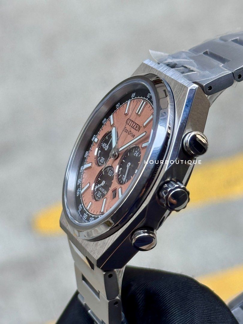 Brand New Citizen ZenShin Eco-Drive Chronograph Super Titanium Watch CA4610-85Z