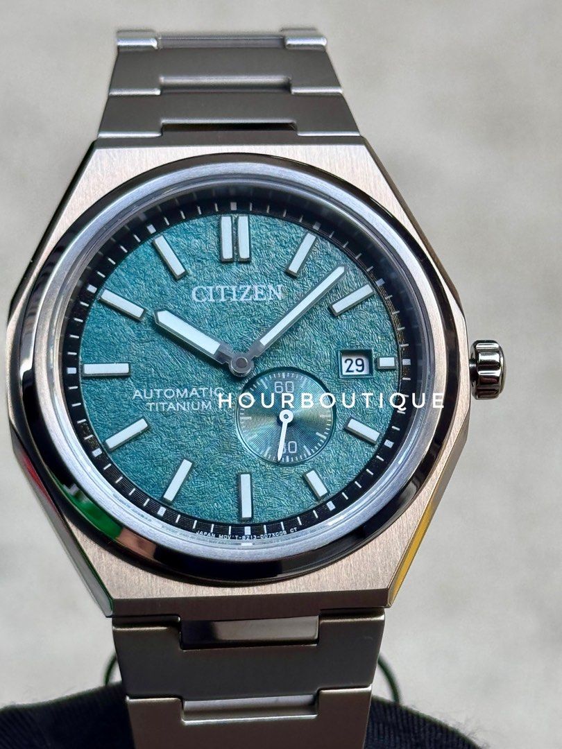 Brand New Citizen ZenShin Green Dial Super Titanium Automatic