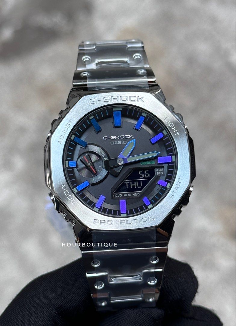 Brand New G-Shock Full Metal Series Oak Design Colour Index GM-B2100PC-1A
