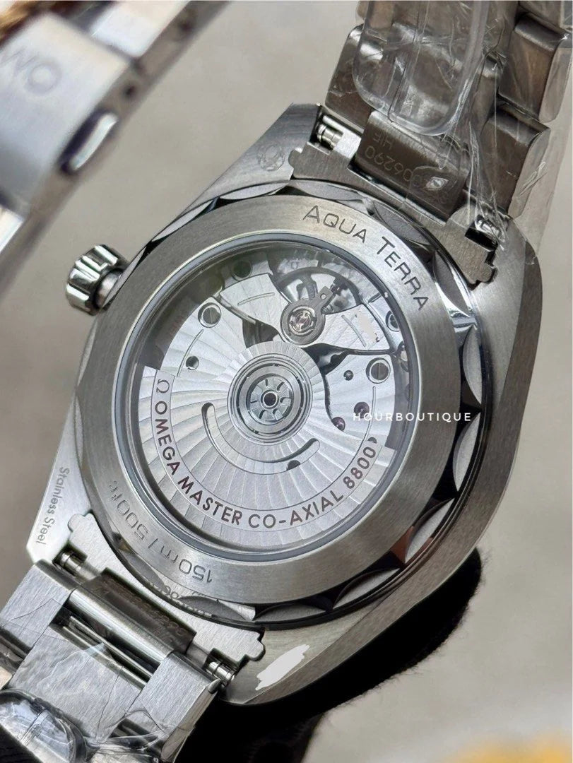 Brand New Omega SeaMaster AquaTerra 38mm White Decking Dial Automatic Watch 220.10.38.20.02.001