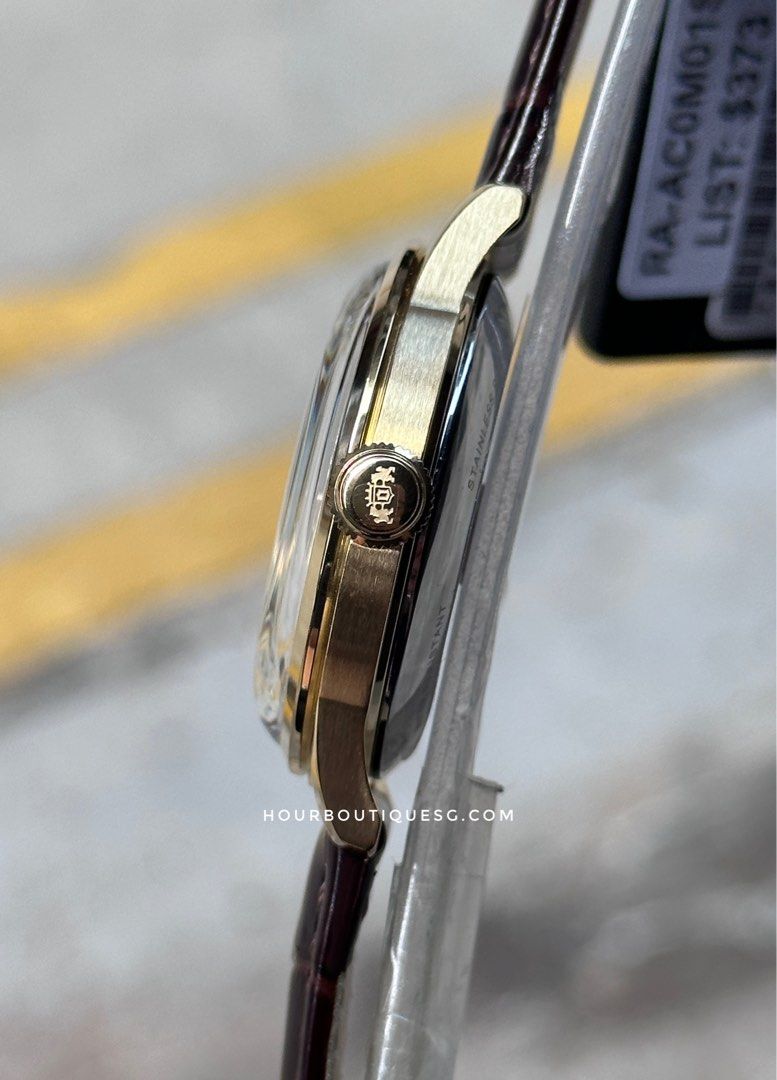 Brand New Orient Bambino 38mm PVD Gold Case , Automatic Watch RA-AC0M01S