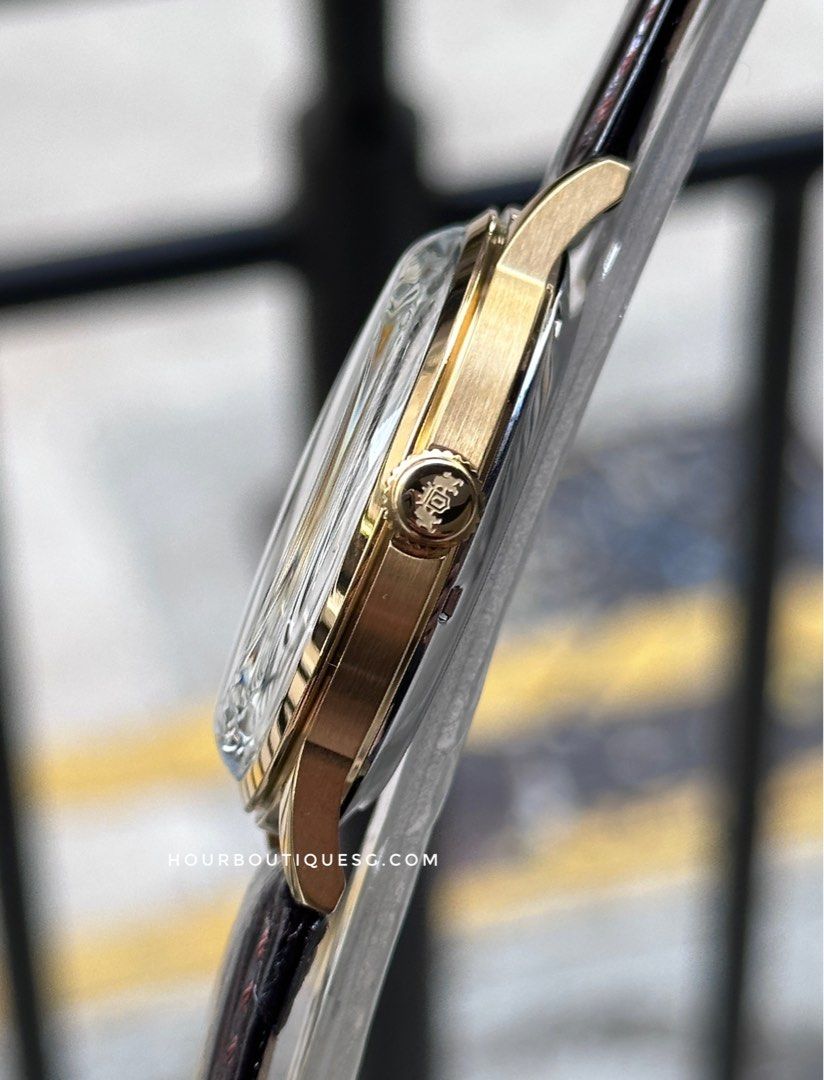 Brand New Orient Bambino Gold Case with White Dial Men’s Automatic Watch AC00003W