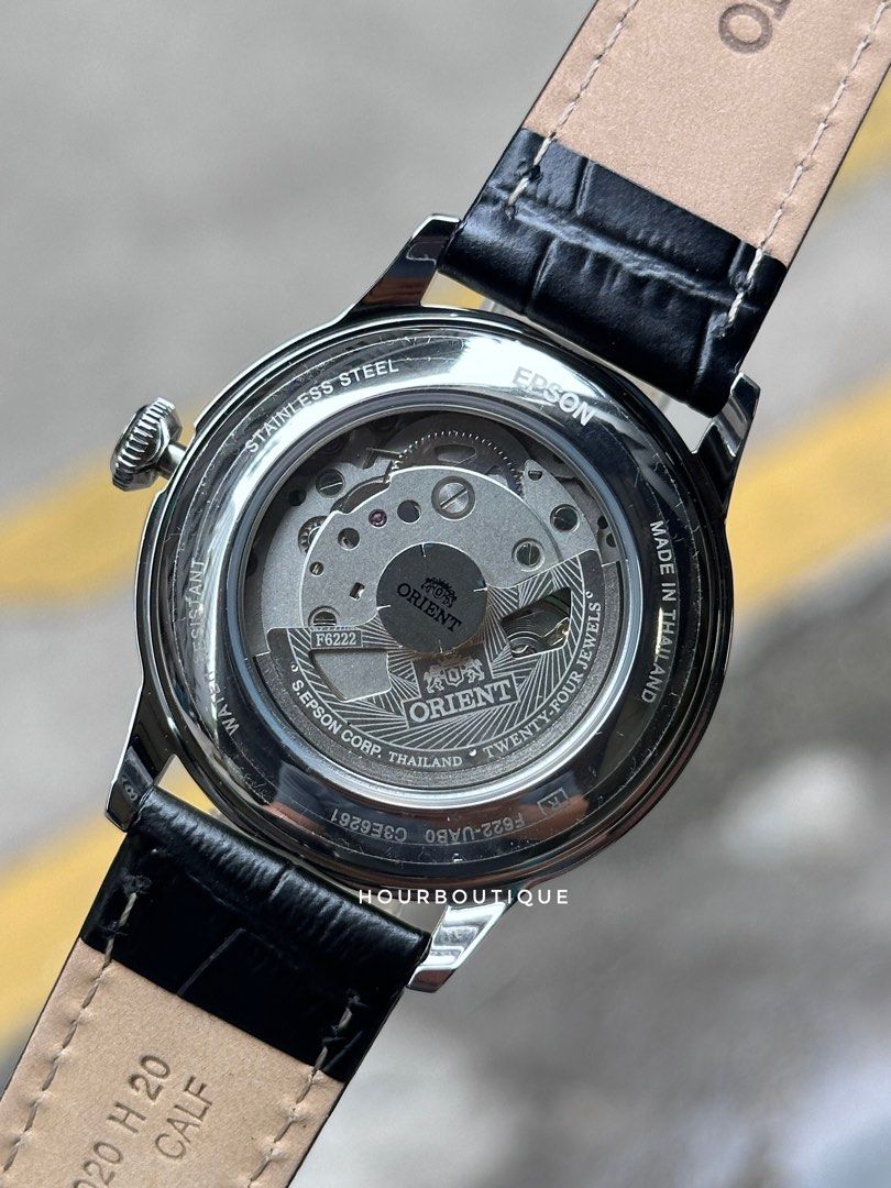 Brand New Orient Bambino Black Dial 38mm Small Seconds Automatic Watch RA-AP0101B