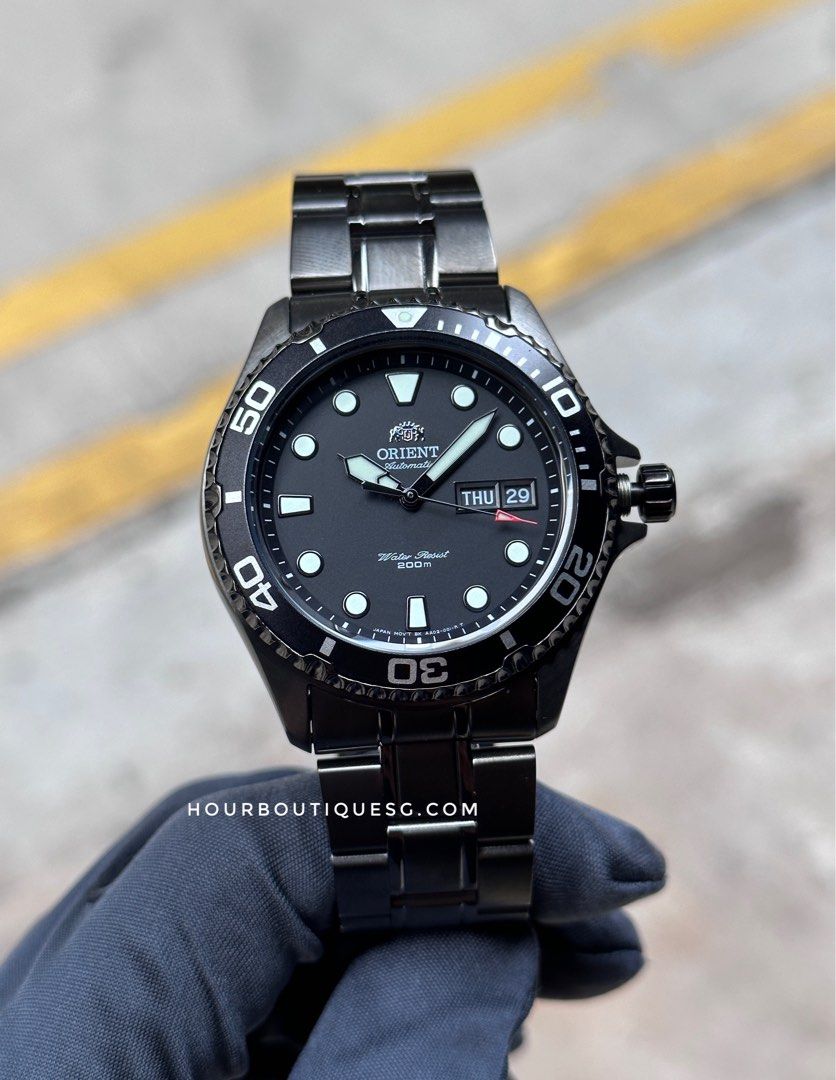 Brand New Orient Divers Black Raven Automatic Men’s Watch AA02003B
