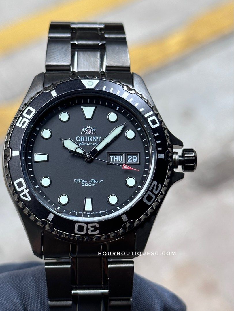 Brand New Orient Divers Black Raven Automatic Men’s Watch AA02003B