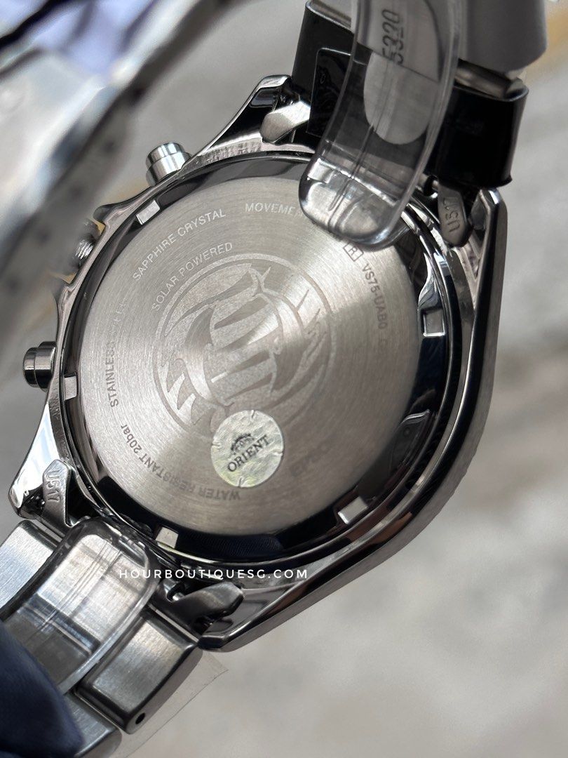 Brand New Orient Kamasu Solar Powered Sapphire Crystal Black Dial Divers Watch RA-TX0202B