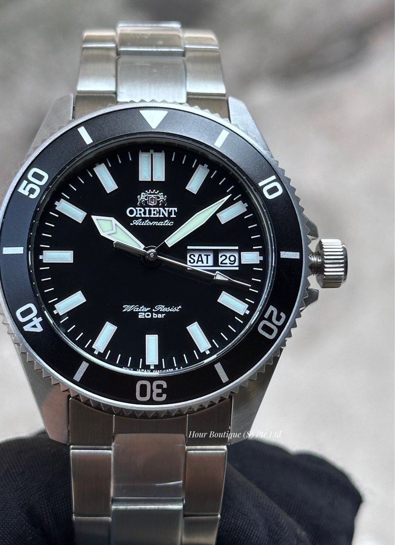 Brand New Orient Kano Black Dial Men's Automatic Divers Watch RA-AA0008B