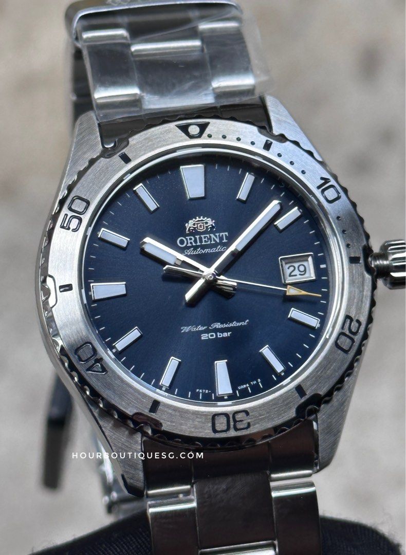 Brand New Orient Mako 3 Dark Blue Dial 40mm Automatic Divers Watch RA-AC0Q02L