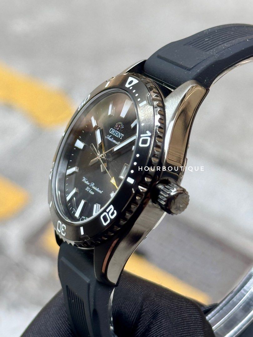 Brand New Orient Mako 40 PVD Black Case Automatic Diver Watch RA-AC0M10N