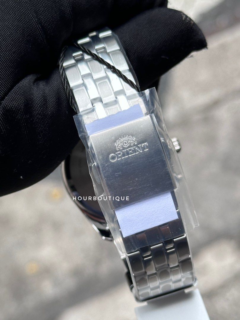 Brand New Orient Solar Powered Blue Dial Chronograph Watch RA-TX0303L