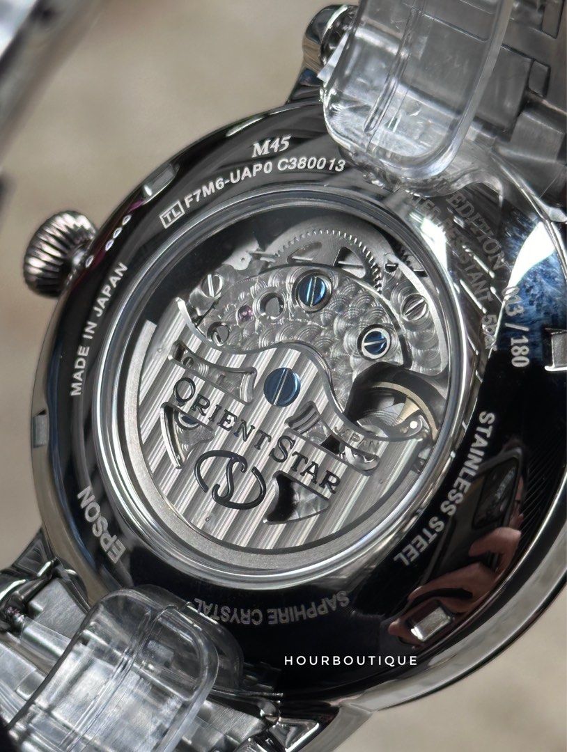 Brand New Orient Star Brown Autumn Dial MoonPhase Automatic Men’s Dress Watch RA-AU0105Y