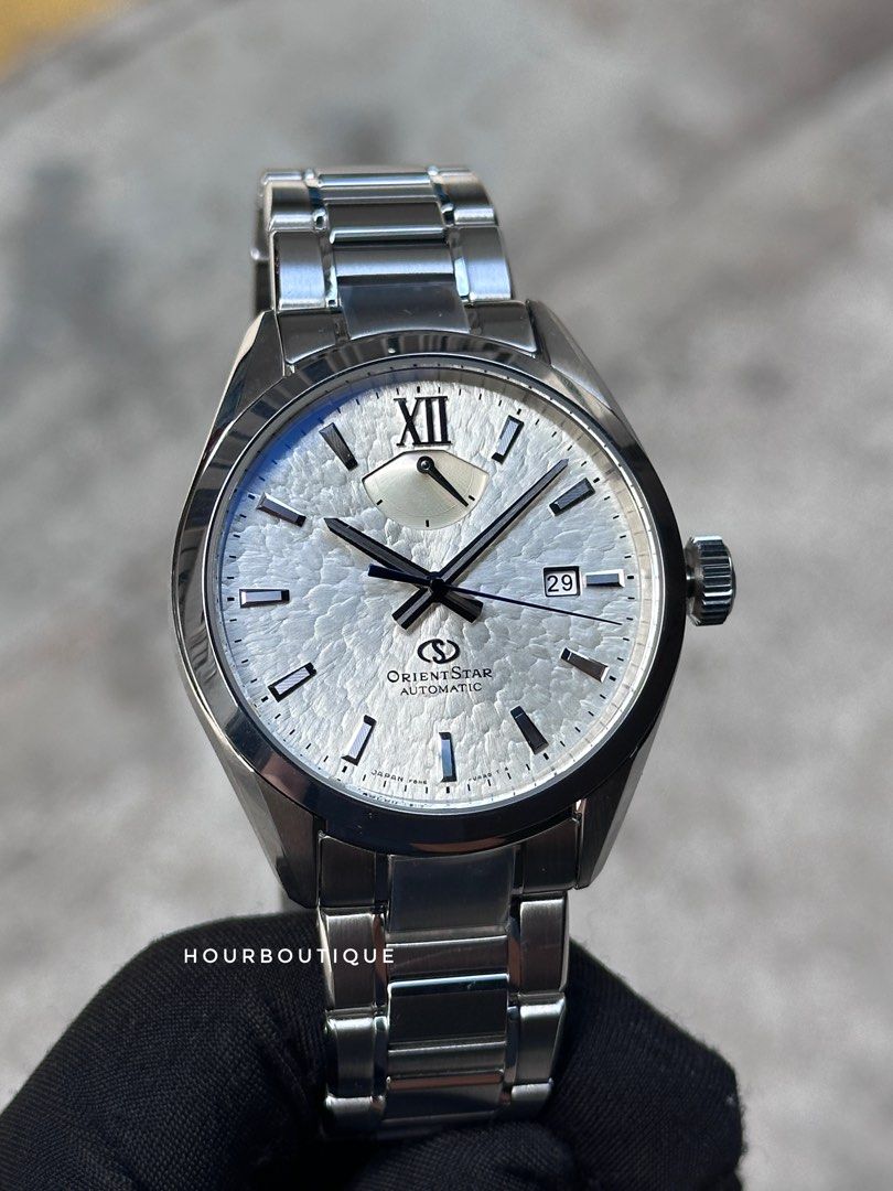 Brand New Orient Star Celestial White Meteorite Dial Automatic Mens Watch M34 RE-BX0002S