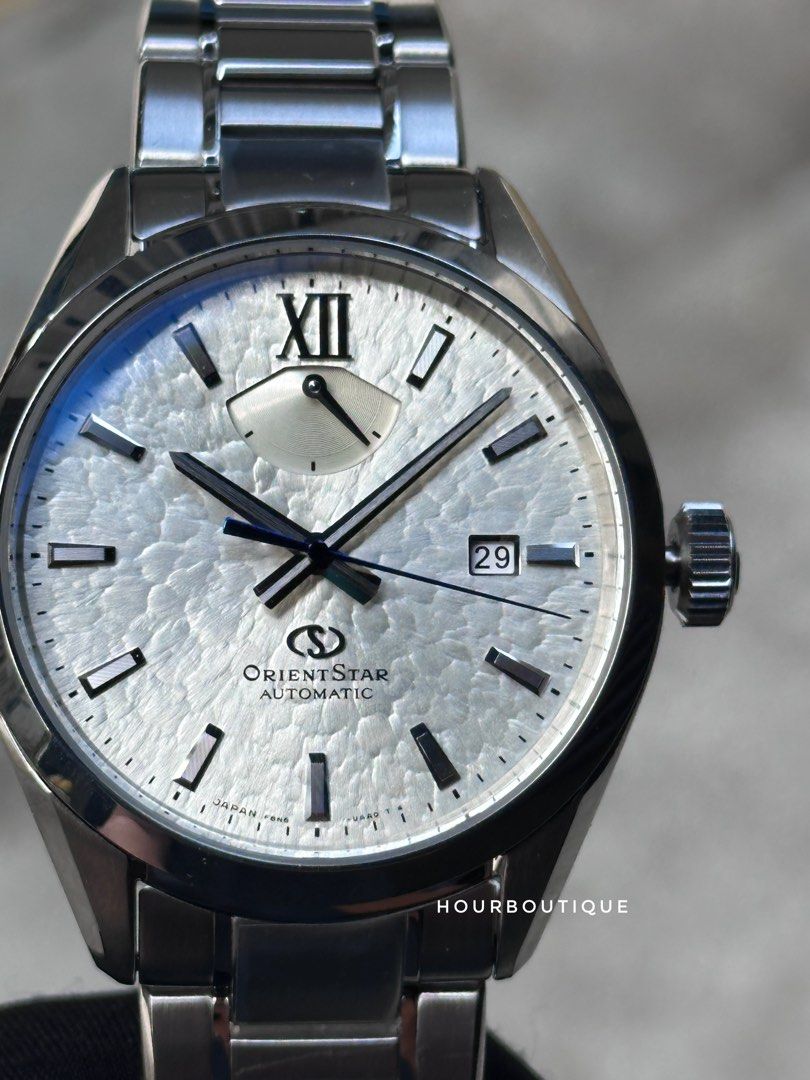 Brand New Orient Star Celestial White Meteorite Dial Automatic Mens Watch M34 RE-BX0002S