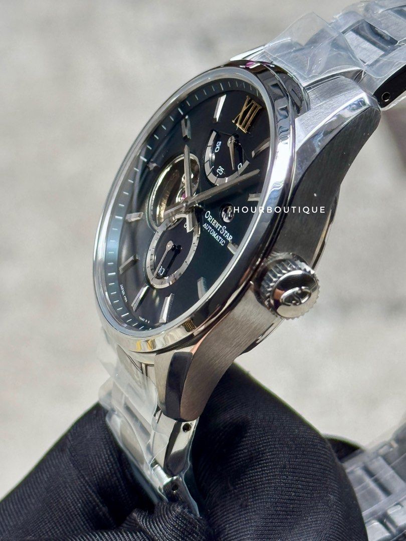 Brand New Orient Star Green MOP Open Heart Automatic Watch RE-BY0005A