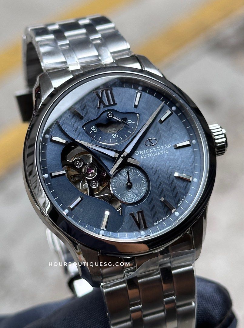 Brand New Orient Star Light Blue Dial Automatic Dress Watch RE