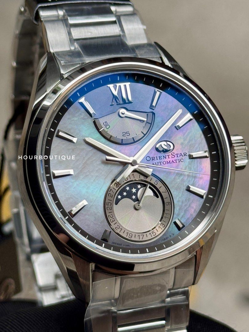 Brand New Orient Star Limited Edition MOP Dial MoonPhase Automatic Watch RE-AY0202A